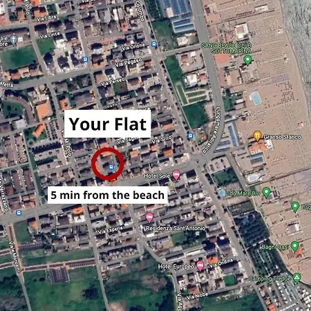 Sottomarina A 5 Min Free Park E Garage Apartment *